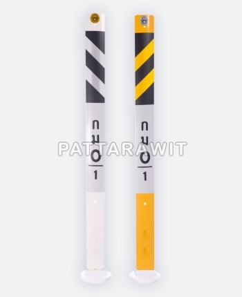 Flexible steel guidepost